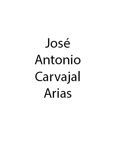 José Antonio Carvajal Arias